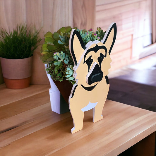 Dog planter arrangement | live succulents | personalized gift | Dog lover